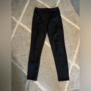 Zella black leggings. Girls size 8-10 from Nordstrom.